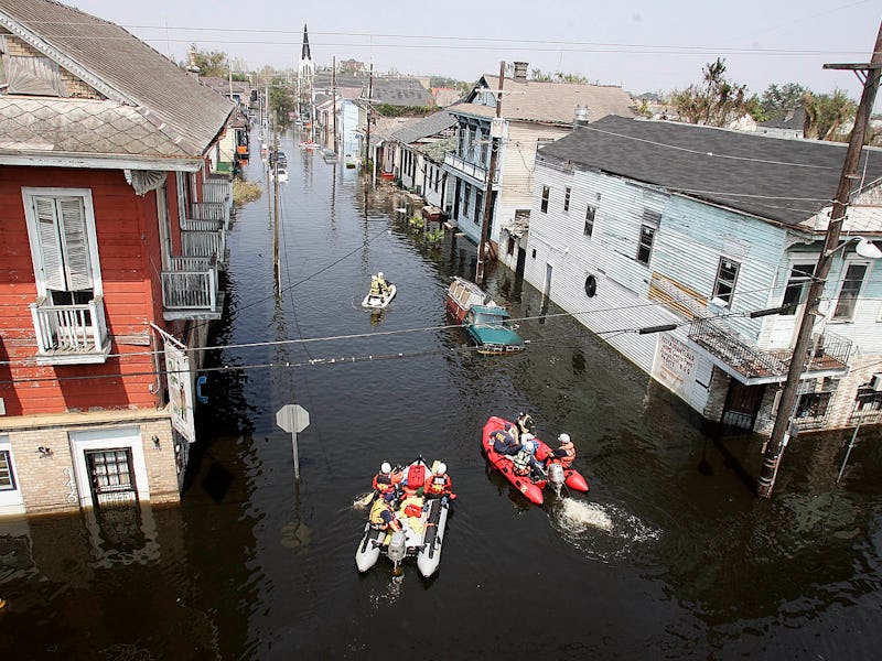 NEW ORLEANS, CA - SEPTEMBER 02: Los Angeles County and Los Angeles City Swift Water Urban Search an...