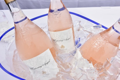 Whispering Angel is a rose wine brand, one of many that've gained followings lately.