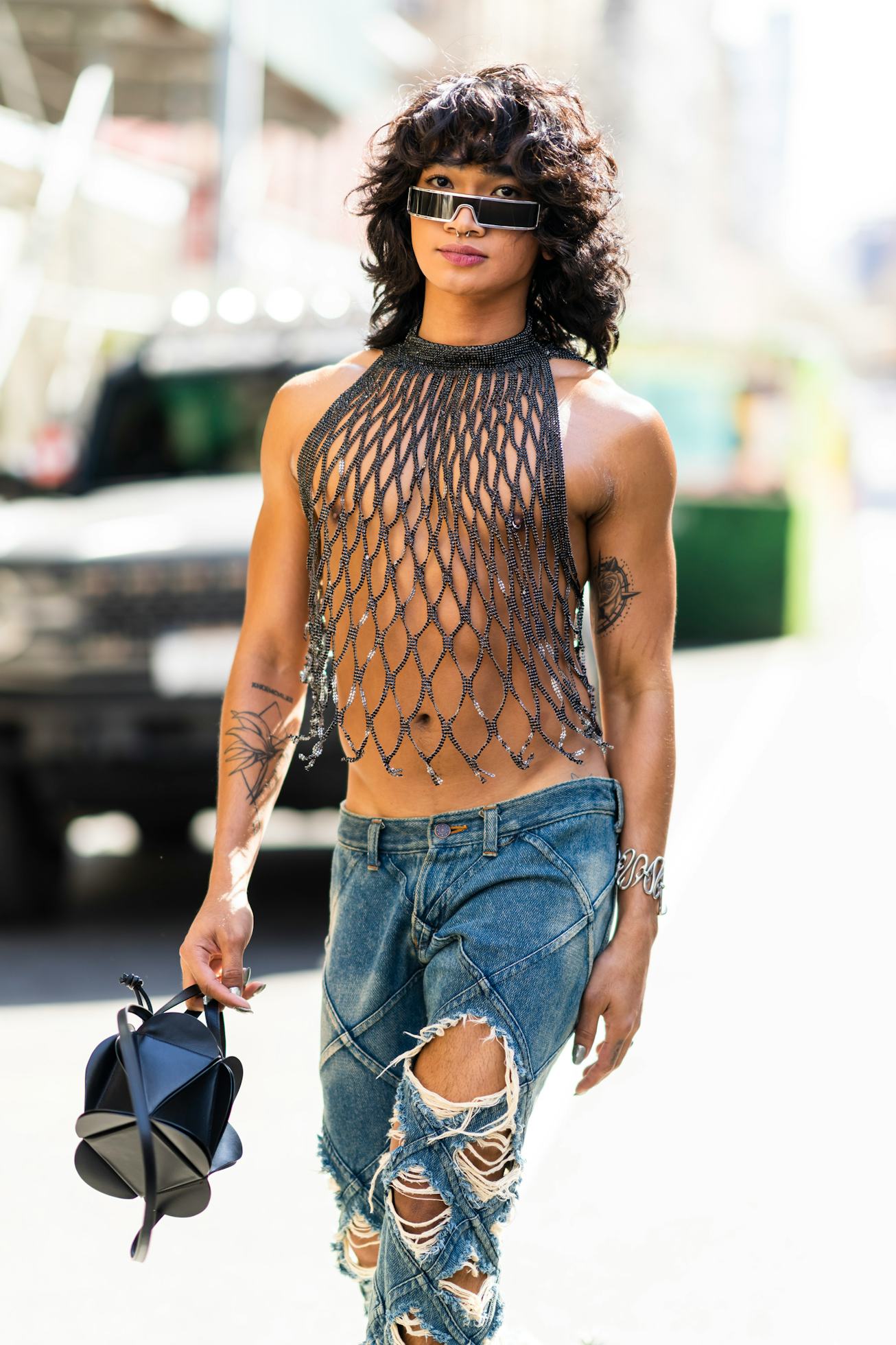 NEW YORK, NEW YORK - APRIL 11: Bretman Rock is seen in SoHo on April 11, 2022 in New York City. (Pho...