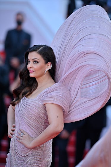 CANNES, FRANCE - MAY 19: Aishwarya Rai Bachchan attends the screening of "Armageddon Time" during th...