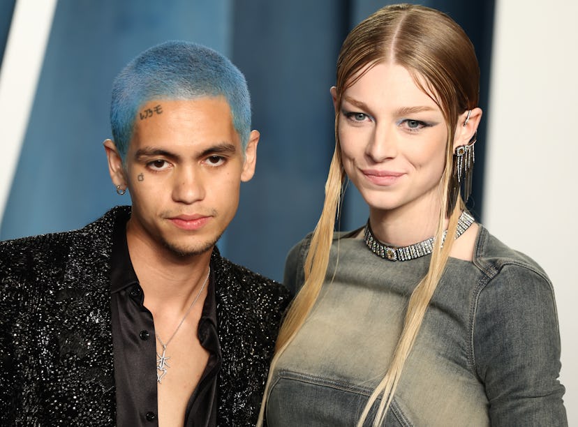 Dominic Fike confirms relationship with 'Euphoria' co-star Hunter Schafer.