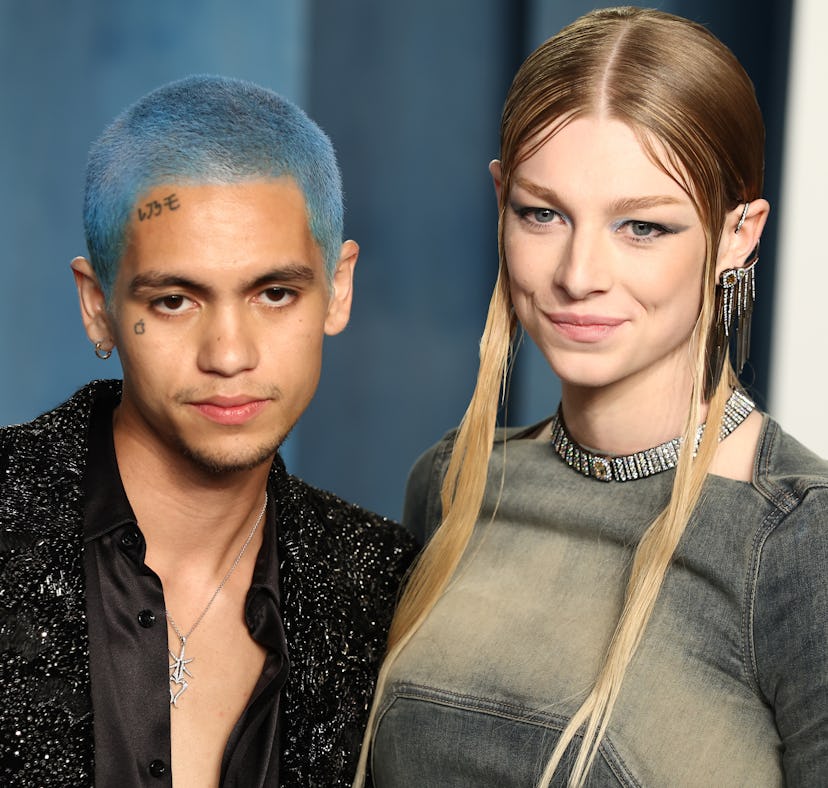 Dominic Fike confirms relationship with 'Euphoria' co-star Hunter Schafer.