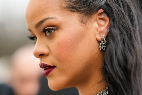 PARIS, FRANCE - MARCH 01: Rihanna is seen outside the Dior show, during Paris Fashion Week - Womensw...
