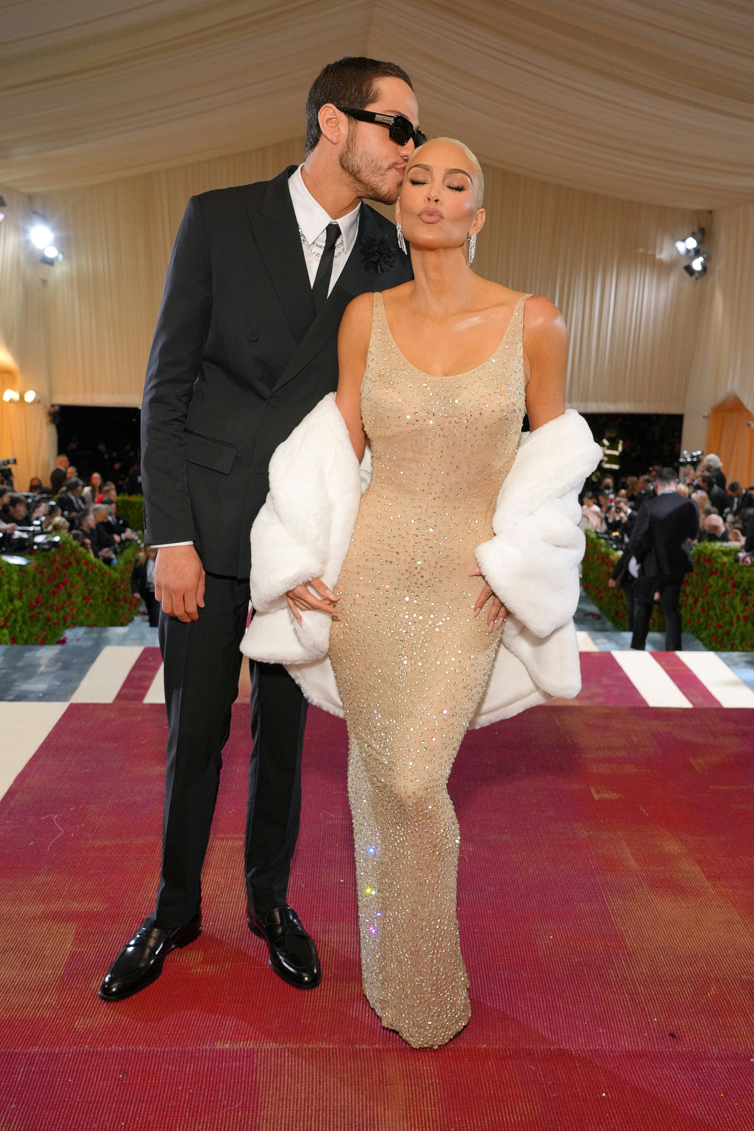 Kim Kardashian and Pete Davidson divided Twitter at the 2022 Met Gala.