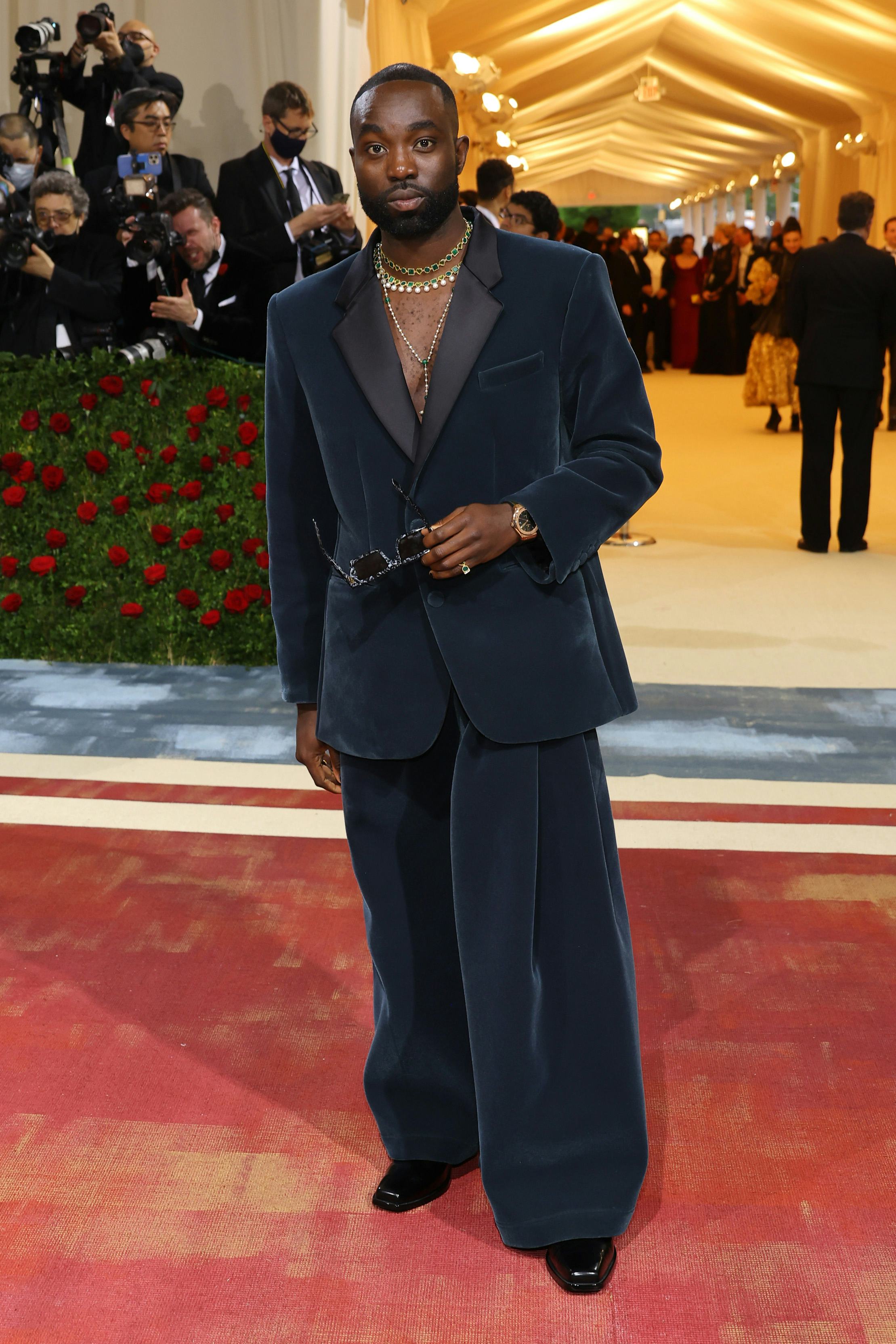 Paapa Essiedu attends the 2022 Met Gala