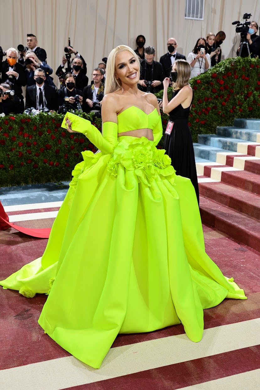 NEW YORK, NEW YORK - MAY 02: Gwen Stefani attends The 2022 Met Gala Celebrating "In America: An Anth...