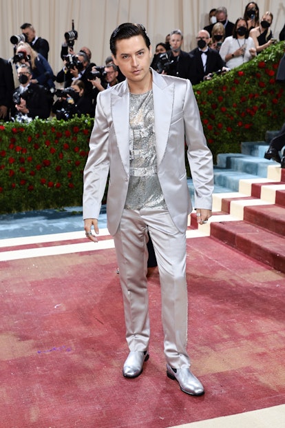 NEW YORK, NEW YORK - MAY 02: Cole Sprouse attends The 2022 Met Gala Celebrating "In America: An Anth...