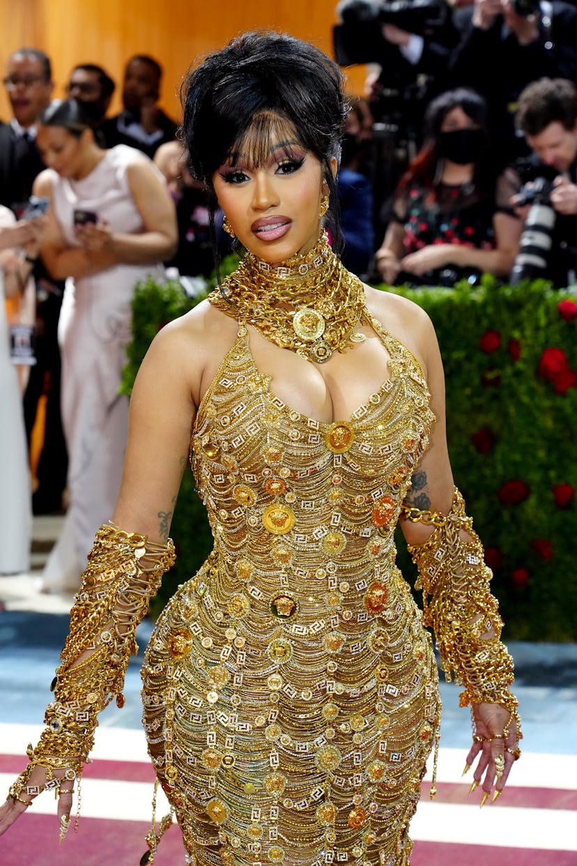 NEW YORK, NEW YORK - MAY 02: Cardi B attends The 2022 Met Gala Celebrating "In America: An Anthology...