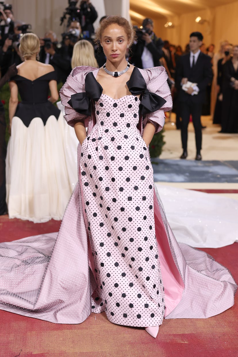 NEW YORK, NEW YORK - MAY 02: Adwoa Aboah attends The 2022 Met Gala Celebrating "In America: An Antho...