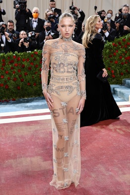Lila Moss on the Met Gala 2022 red carpet
