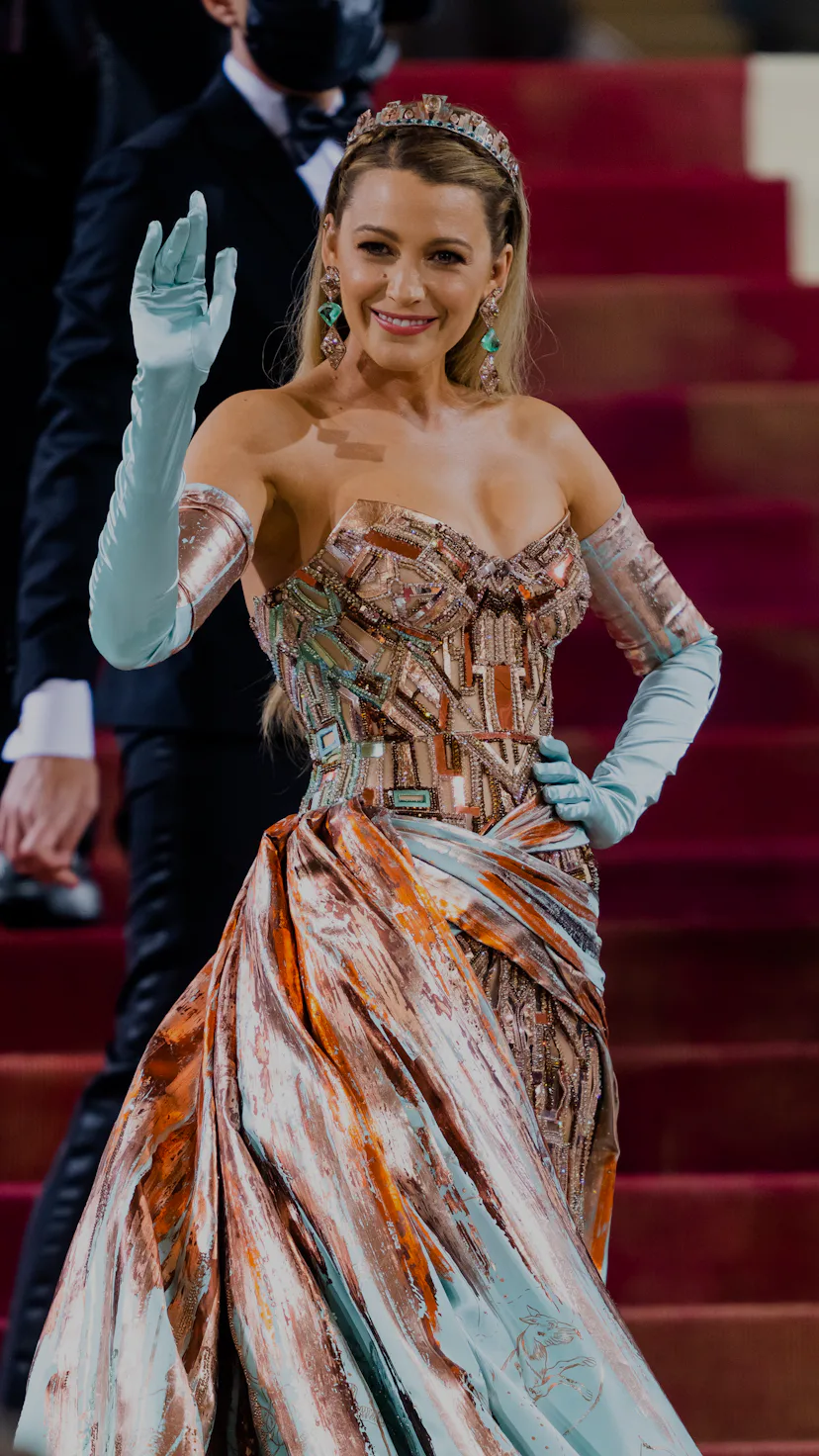 NEW YORK, NEW YORK - MAY 02: Blake Live attends the 2022 Met Gala Celebrating "In America: An Anthol...