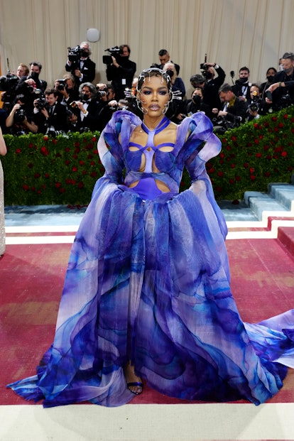 NEW YORK, NEW YORK - MAY 02: Teyana Taylor attends The 2022 Met Gala Celebrating "In America: An Ant...