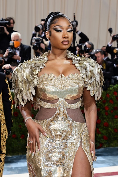 NEW YORK, NEW YORK - MAY 02: Megan Thee Stallion attends The 2022 Met Gala Celebrating "In America: ...