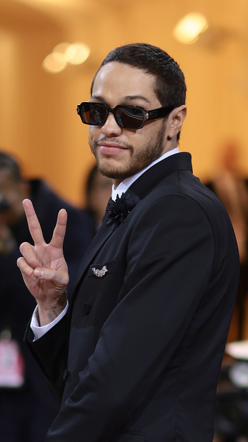 Pete Davidson ran into his exes Kaia Gerber and Phoebe Dynevor on the Met Gala 2022 red carpet.