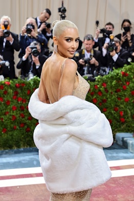 NEW YORK, NEW YORK - MAY 02: Kim Kardashian attends The 2022 Met Gala Celebrating "In America: An An...