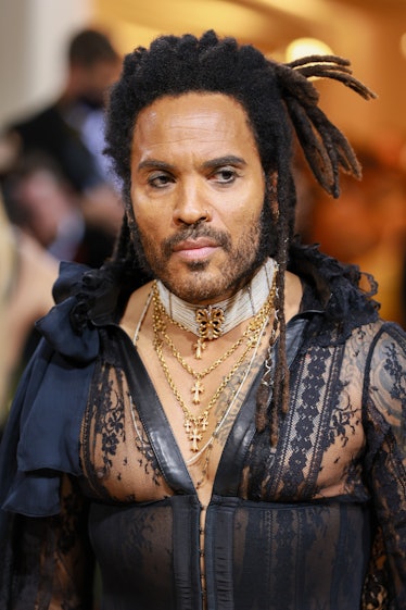 NEW YORK, NEW YORK - MAY 02: Lenny Kravitz attends The 2022 Met Gala Celebrating "In America: An Ant...