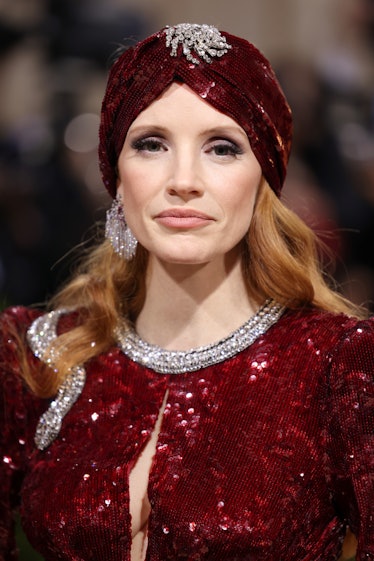 NEW YORK, NEW YORK - MAY 02: Jessica Chastain attends The 2022 Met Gala Celebrating "In America: An ...