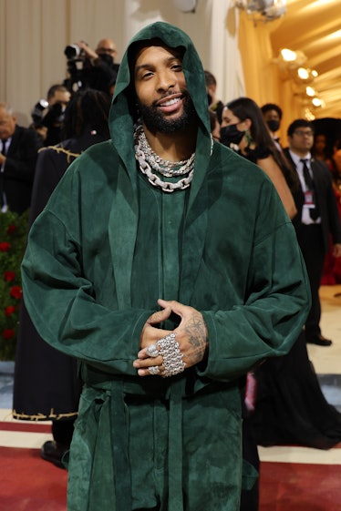 NEW YORK, NEW YORK - MAY 02: Odell Beckham Jr. attends The 2022 Met Gala Celebrating "In America: An...