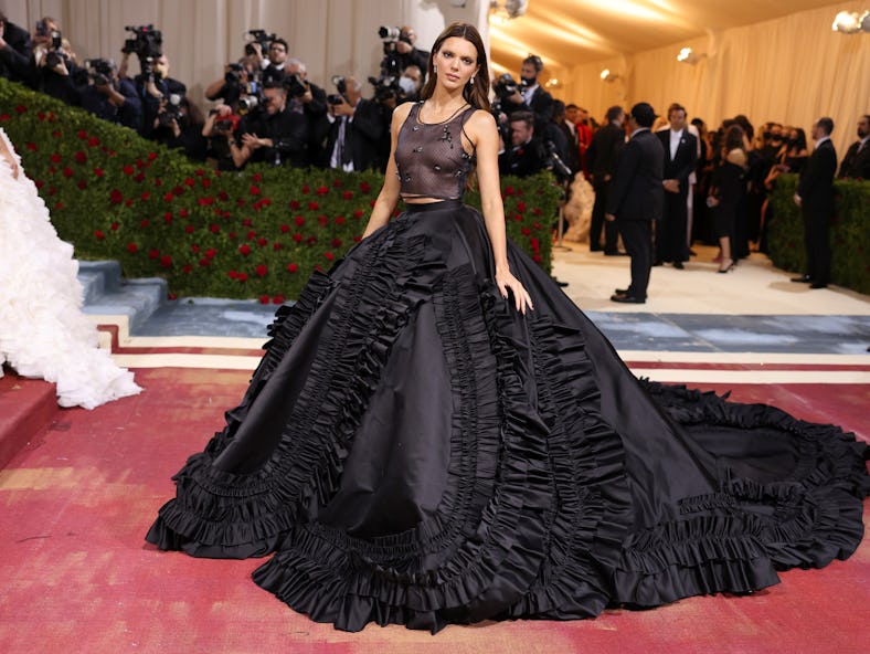 NEW YORK, NEW YORK - MAY 02: Kendall Jenner attends The 2022 Met Gala Celebrating "In America: An An...