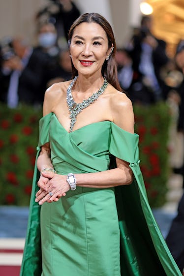 NEW YORK, NEW YORK - MAY 02: Michelle Yeoh attends The 2022 Met Gala Celebrating "In America: An Ant...