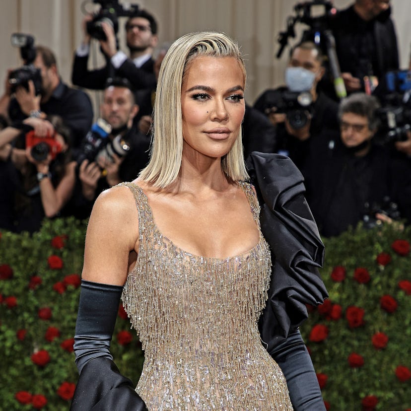NEW YORK, NEW YORK - MAY 02: Khloé Kardashian attends The 2022 Met Gala Celebrating "In America: An ...