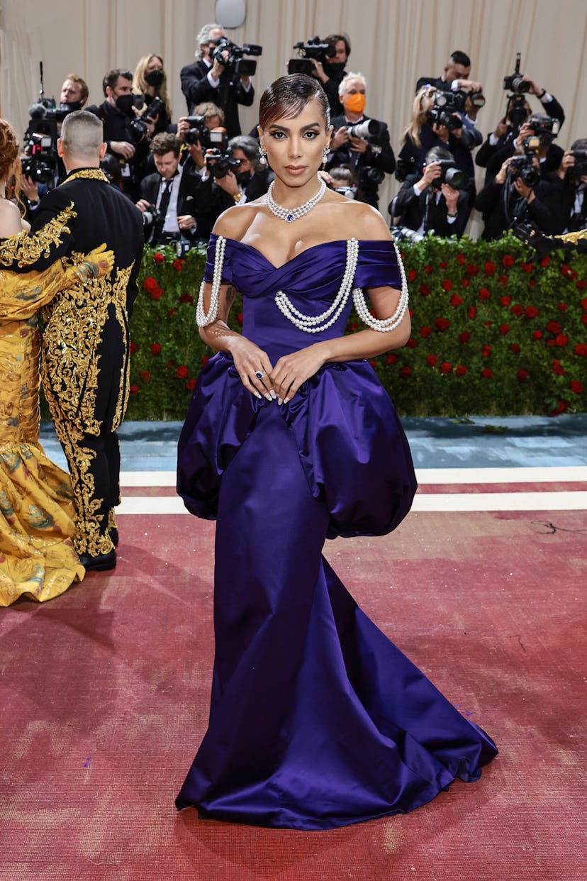 NEW YORK, NEW YORK - MAY 02: Anitta attends The 2022 Met Gala Celebrating "In America: An Anthology ...