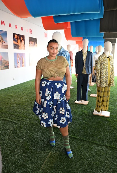 NEW YORK, NEW YORK - MAY 25: Paloma Elsesser attends UNIQLO Celebrates Spring/Summer Collaboration W...