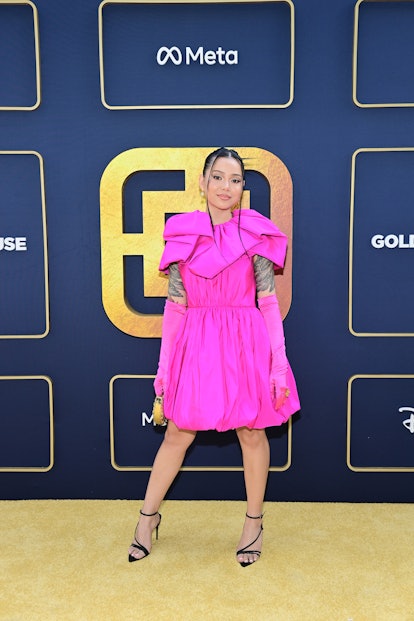 LOS ANGELES, CALIFORNIA - MAY 21: Bella Poarch attends Gold House's Inaugural Gold Gala: A New Gold ...