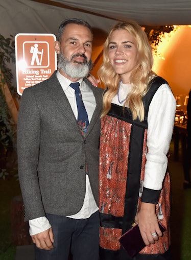 Marc Silverstein and Busy Philipps 