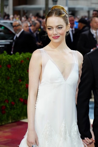 Emma Stone re-wore her wedding reception dress to Met Gala 2022