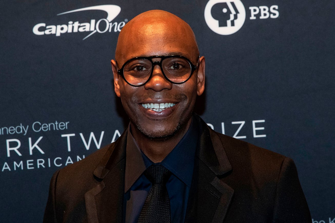 US comedian Dave Chappelle and recipient of the Mark Twain Award for American Humor arrives at the K...