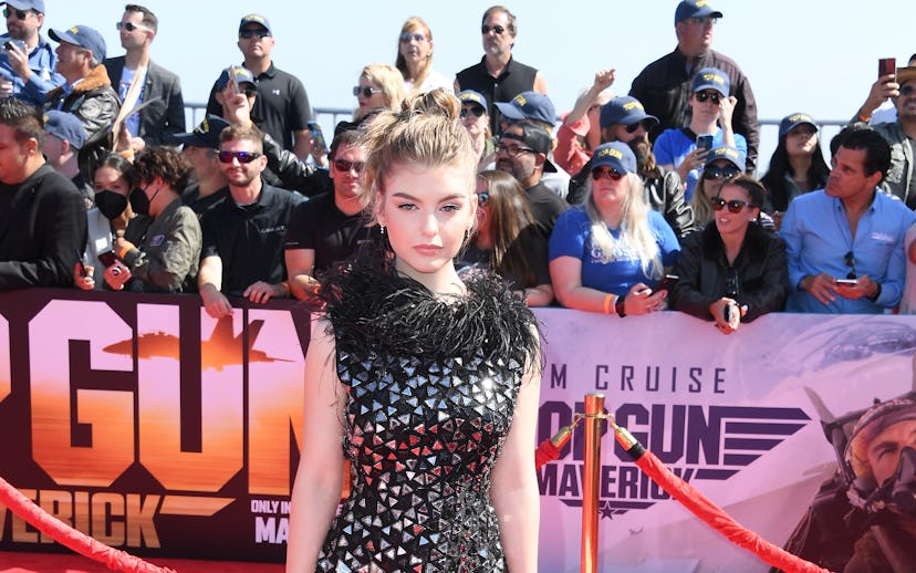 SAN DIEGO, CALIFORNIA - MAY 04: Lyliana Wray arrives at the "Top Gun: Maverick" World Premiere on M...