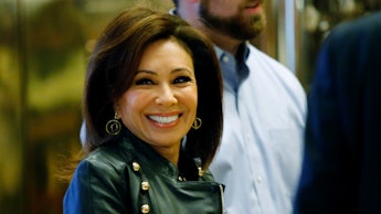 Jeanine Pirro, arrives at the Trump Tower for meetings with US President-elect Donald Trump, in New ...