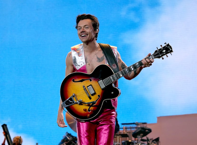 Harry Styles performed at 2022 Coachella on April 22, 2022.