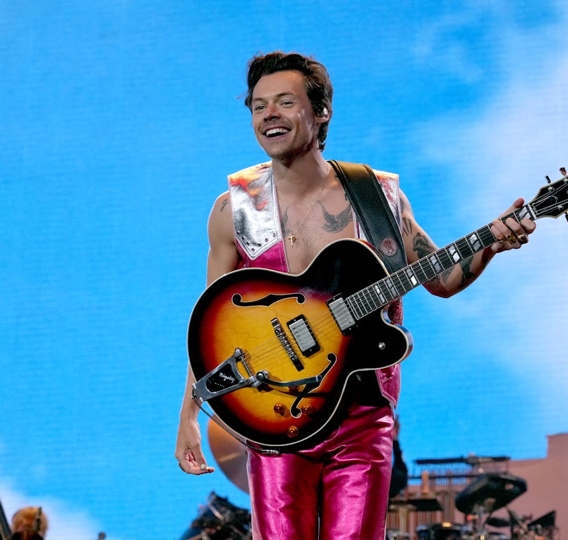 Harry Styles performed at 2022 Coachella on April 22, 2022.