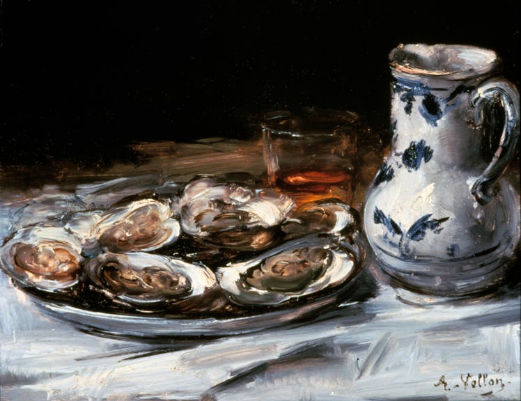 'Still Life with Oysters', 19th century. (Photo by Art Media/Print Collector/Getty Images)
