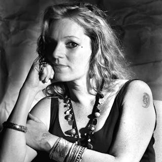 NEW YORK - FEBRUARY 1989: Novelist and actress Cookie Mueller poses for a February 1989 portrait n N...