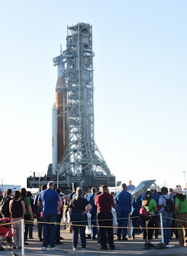 CAPE CANAVERAL, FLORIDA, UNITED STATES - MARCH 17: NASA Administrator Bill Nelson gives remarks as t...