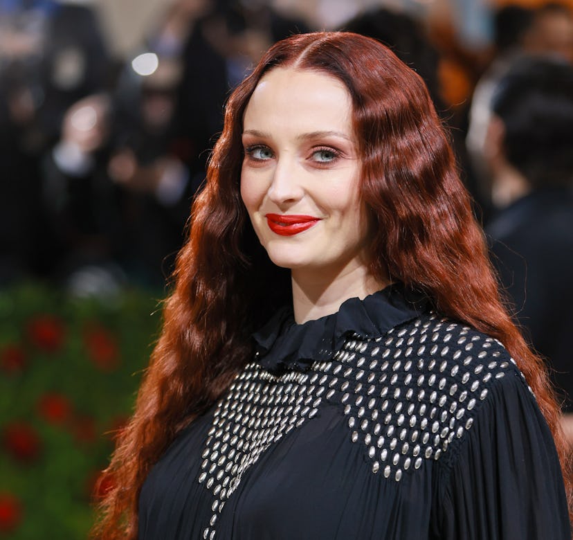 Sophie Turner wears Louis Vuitton at the 2022 Met Gala.