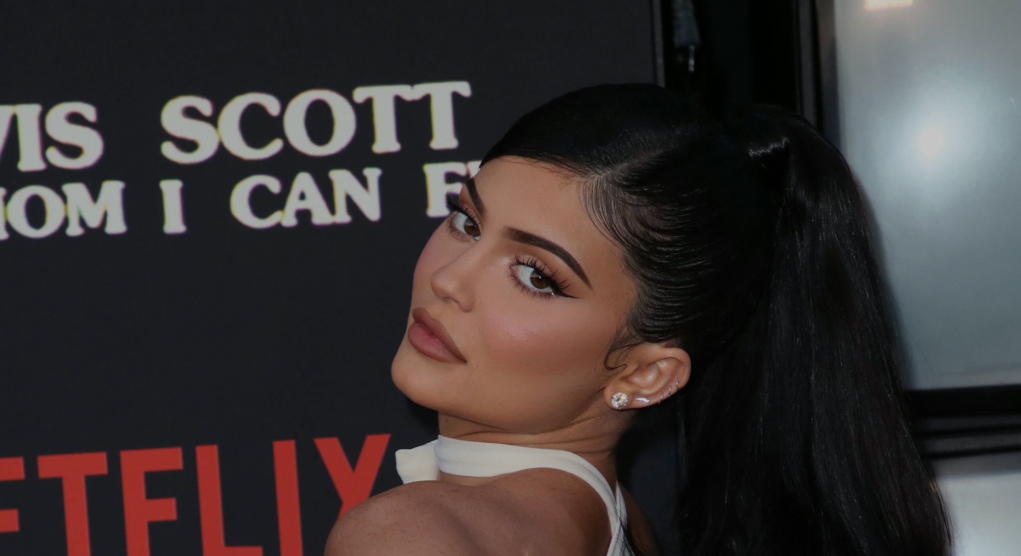 SANTA MONICA, CALIFORNIA - AUGUST 27: Kylie Jenner attends the premiere of Netflix's "Travis Scott: ...