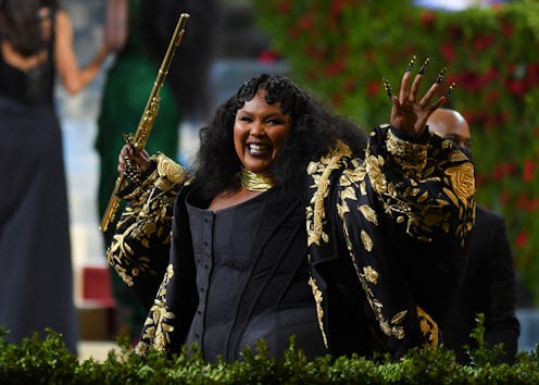 NEW YORK, NY - MAY 02:  Lizzo is seen at The 2022 Met Gala Celebrating "In America: An Anthology of ...