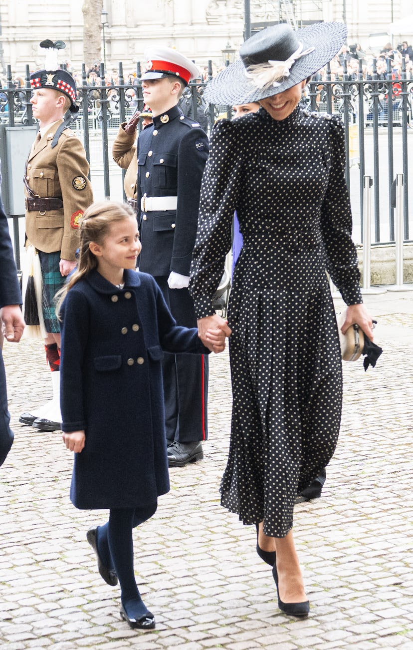 Princess Charlotte with her mom, 2022.