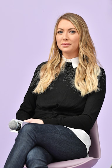 LOS ANGELES, CALIFORNIA - FEBRUARY 22: Stassi Schroeder speaks at Create & Cultivate Los Angeles at ...