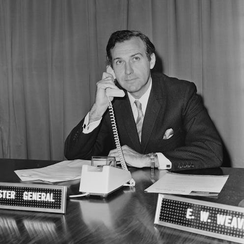 British Labour and Co-operative Party politician John Stonehouse (1925 - 1988)