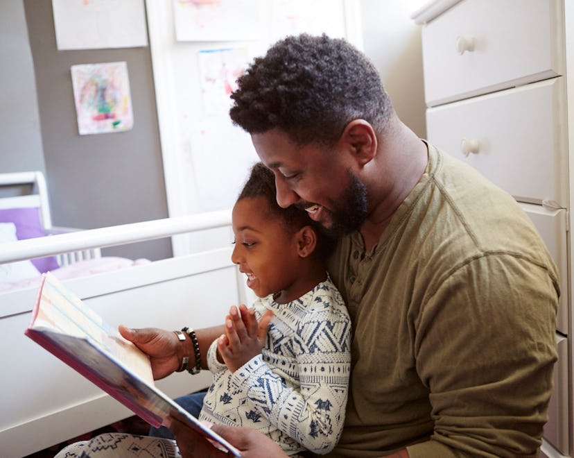 dad and daughter reading book, personalized father's day books