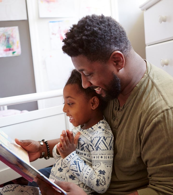 dad and daughter reading book, personalized father's day books