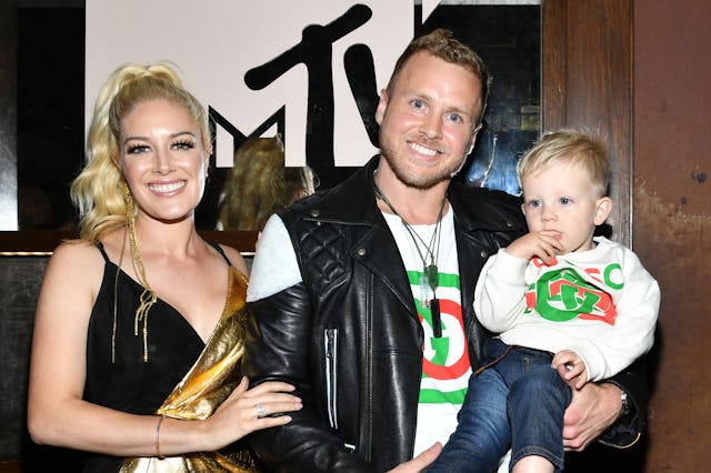 Heidi Pratt, Spencer Pratt and their son Connor attend the party for the premiere of MTV's "The Hill...