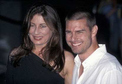 Actress Paula Wagner and actor Tom Cruise attending the premiere of 'The Others' on August 7, 2001 a...