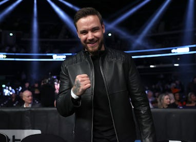 GLASGOW, SCOTLAND - FEBRUARY 26: Liam Payne arrives to fight night between Josh Taylor and Jack Catt...