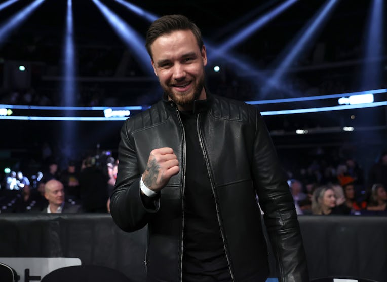 GLASGOW, SCOTLAND - FEBRUARY 26: Liam Payne arrives to fight night between Josh Taylor and Jack Catt...
